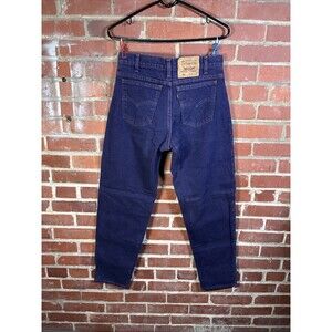 Vintage 90s Levi's 550 USA Made Purple(?) Jeans Black Tag W31 L30, Real 31x30